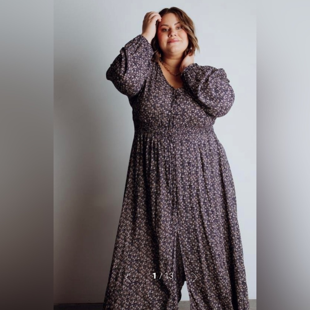 Baltic Born | Oakley Maxi Dress - Navy & Floral
